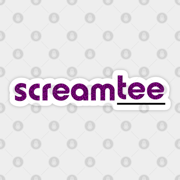 Screamtee 2 Sticker by amigaboy